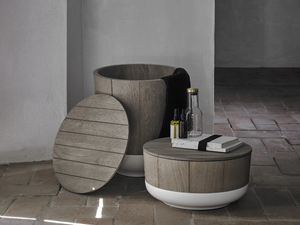ORIGIN - Wooden bathroom stool - Stool by INBANI