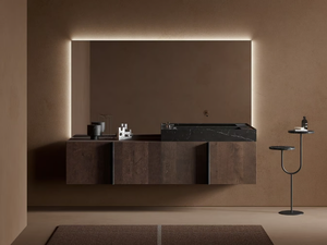 PARAL - Sectional wooden vanity unit - Washbasin cabinet by INBANI