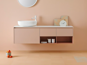 STRATO V - Wooden vanity unit with drawers - Washbasin cabinet by INBANI