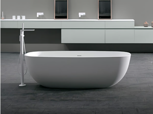 TEMPLE - Freestanding Solid Surface bathtub - Bathtub by INBANI