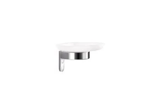 EGO - Wall-mounted satin glass soap dish - Sanitary accessories by INDA®