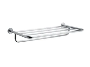 INOX - Stainless steel towel rack / bathroom wall shelf - Sanitary accessories by INDA®