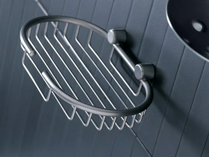 INOX - Wall-mounted stainless steel soap dish - Sanitary accessories by INDA®