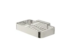 LEA - Chromed brass soap dish / bathroom wall shelf - Cabinet by INDA®