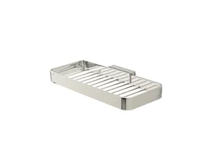 LEA - Chromed brass soap dish / bathroom wall shelf - Cabinet by INDA®