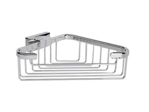 LEA - Wall-mounted chromed brass bathroom wall shelf - Cabinet by INDA®