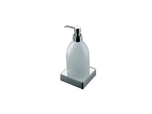 LOGIC - Satin glass Bathroom soap dispenser - Sanitary accessories by INDA®
