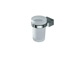 LOGIC - Satin glass toothbrush holder - Sanitary accessories by INDA®