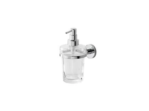 ONE - Wall-mounted glass Bathroom soap dispenser - Sanitary accessories by INDA®