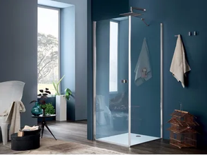 SIM - 2 - Glass shower cabin with hinged door - Door by INDA®