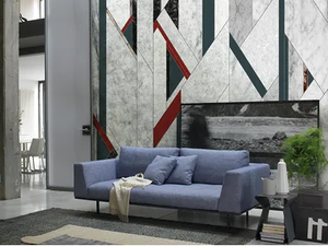 FRACTURE - Geometric panoramic wallpaper - Wallpaper by Inkiostro Bianco
