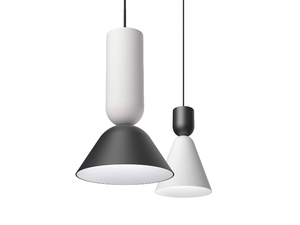 ZOE DUO - LED powder coated aluminium pendant lamp - Ceiling lamp by Intra lighting