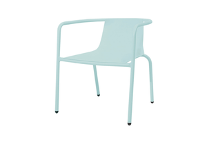CADIZ - Garden aluminium easy chair with armrests - Armchair by ISIMAR