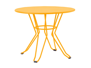 CAPRI - Round steel garden side table - Side table by ISIMAR