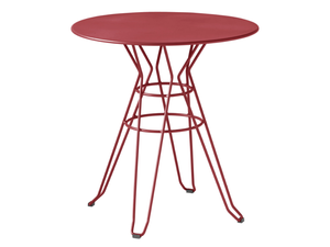 CAPRI - Round steel garden table - Table by ISIMAR