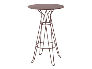 CAPRI - Round steel high table - Table by ISIMAR