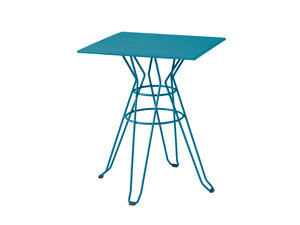 CAPRI - Square steel high table - Table by ISIMAR