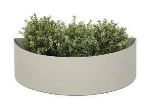 PARADISO - Low galvanized steel planter - Outdoor furniture by ISIMAR