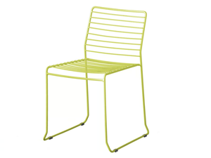 TARIFA - Stackable galvanized steel garden chair - Chair by ISIMAR