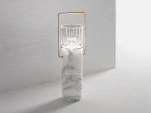ELSA - LED Calacatta Oro marble table lamp - Table lamp by Italamp