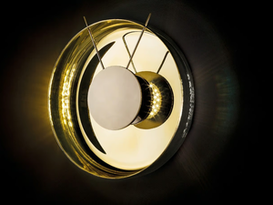GONG - LED dimmable blown glass wall light - Wall lamp by Italamp