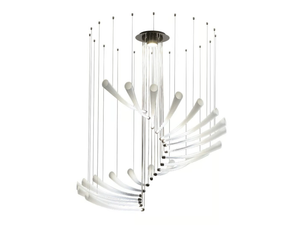 PULSA SPIRA - Glass pendant lamp - Ceiling lamp by Italamp