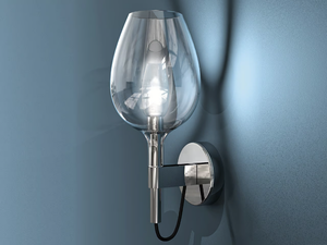 ROSÈ 3050/AP1 - LED blown glass wall lamp - Wall lamp by Italamp
