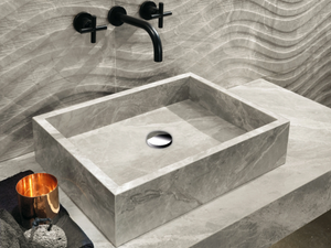 BASIN - Countertop rectangular porcelain stoneware washbasin - Washbasin by Italgraniti