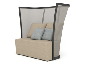 BOLERO 91227L - 2 seater high-back fabric garden sofa - Sofa by IVINI