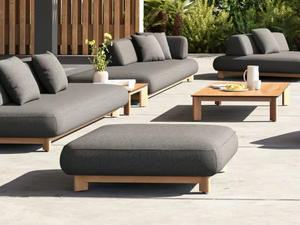 CALA 91333/91333S - Square fabric Sunbrella® garden pouf - Pouf by IVINI