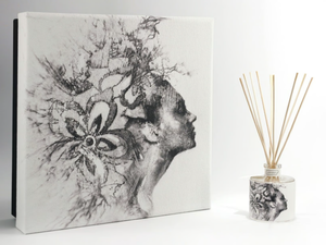 FLOATING Premium - Uva e Mirtilli - Natural stone Air freshener dispenser - Accessories by IWISHYOU