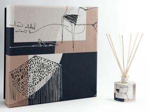 SKETCH Premium - Tabacco e Agrumi - Natural stone Air freshener dispenser - Accessories by IWISHYOU