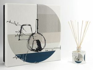 SKETCH Premium - Uva e Mirtilli - Natural stone Air freshener dispenser - Accessories by IWISHYOU
