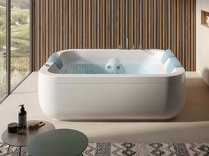 AQUASOUL EXTRA - Hydromassage freestanding bathtub with chromotherapy - Bathtub by Jacuzzi®