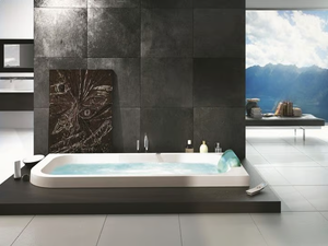 AQUASOUL LOUNGE - Built-in hydromassage bathtub with chromotherapy - Bathtub by Jacuzzi®