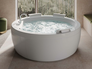 NOVA - Hydromassage freestanding round bathtub - Bathtub by Jacuzzi®