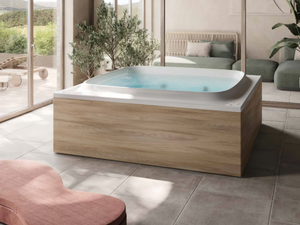 SKYLINE - Hydromassage hot tub with chromotherapy - Bathtub by Jacuzzi®