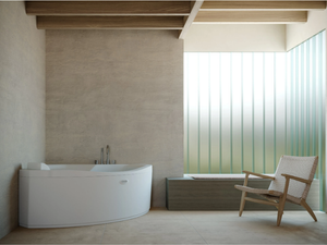 THE ESSENTIALS UMA - 2 seater hydromassage rectangular bathtub - Bathtub by Jacuzzi®