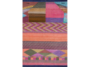 MAA BETI LES-1100 Gun Metal/Classic Gray - Rectangular handmade wool rug - Rug by Jaipur Rugs