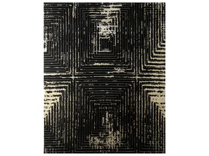 UVENUTI LRB-1592 Ebony/Marigold - Rectangular handmade rug - Rug by Jaipur Rugs