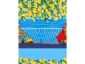 AMALFI - 50s style nonwoven wallpaper - Wallpaper by Jannelli&Volpi