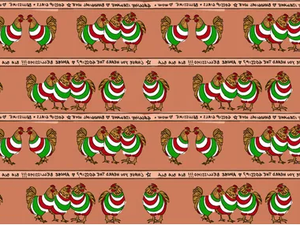 GALLINE ITALIANE - 50s style nonwoven wallpaper - Wallpaper by Jannelli&Volpi