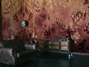 L'AMAZZONE - Contemporary style wallpaper with floral pattern - Wallpaper by Jannelli&Volpi