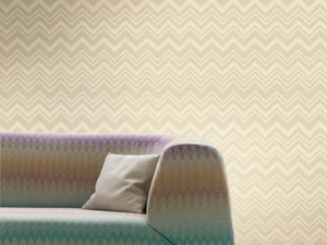 MACRO ZIG ZAG - Striped nonwoven wallpaper - Wallpaper by Jannelli&Volpi