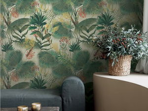 PALME TAHITI - Tropical vinyl wallpaper - Wallpaper by Jannelli&Volpi