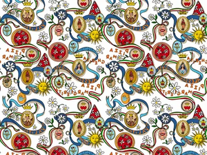 PIZZA - 50s style nonwoven wallpaper - Wallpaper by Jannelli&Volpi