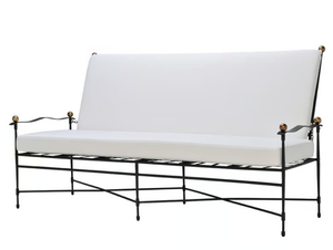 AMALFI - 3 seater recliner stainless steel garden sofa - Sofa by JANUS et Cie