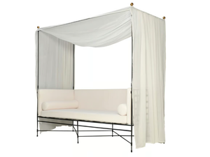 AMALFI - Canopy stainless steel garden sofa - Sofa by JANUS et Cie