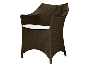 AMARI - JanusFiber® garden armchair with armrests - Armchair by JANUS et Cie
