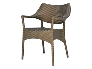 AMARI - JanusFiber® garden chair with armrests - Chair by JANUS et Cie